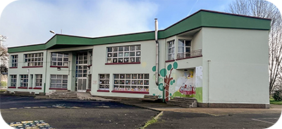 Colegio Público Julio Rodríguez Villanueva Villamayor (Piloña) - fachada colegio