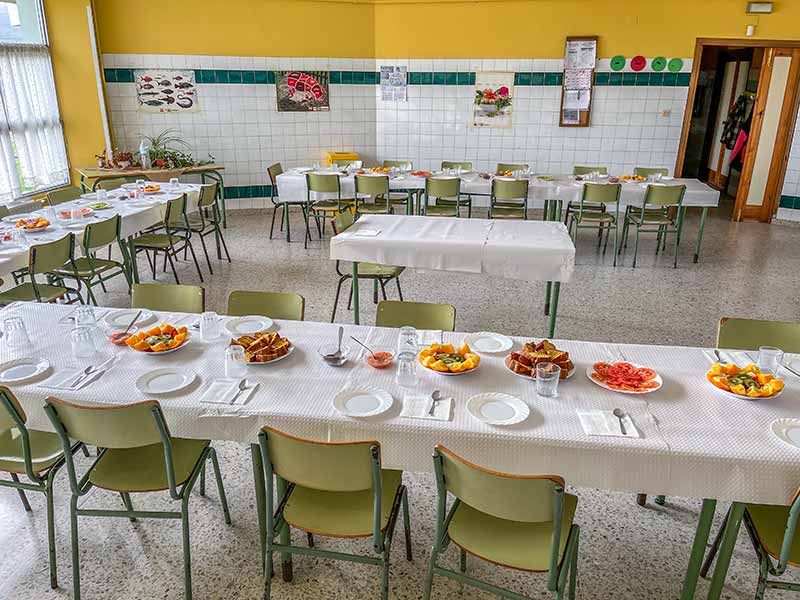 comedor Escolar - Colegio Público Julio rodríguez Villanueva  - Villamayor (piloña)