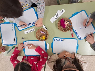 Estaciones de aprendizaje. Escritura.