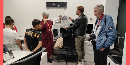 VISITA A LA REDACCIÓN DE EL COMERCIO