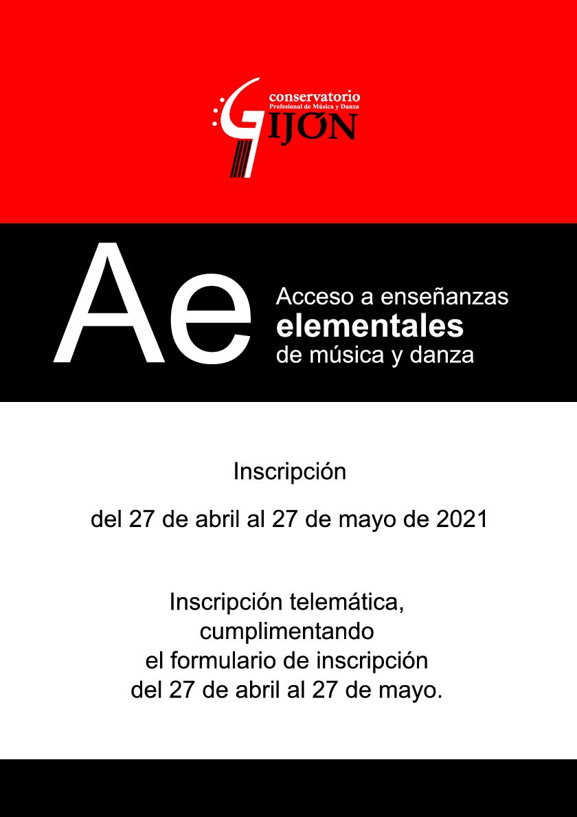 Plazo inscripción pruebas acceso a enseñanzas elementales