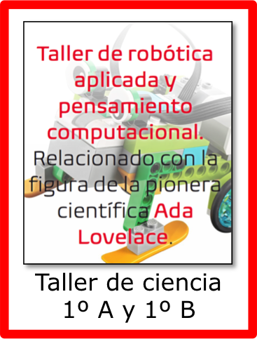 Taller de ciencia en 1º curso