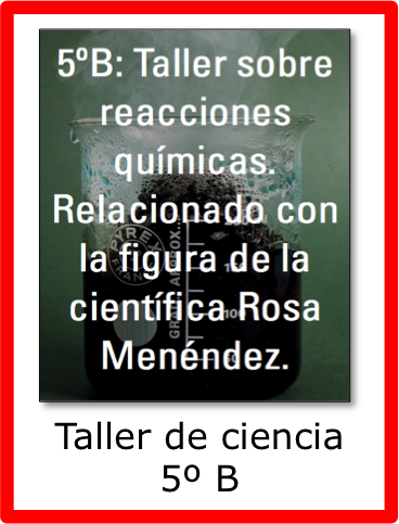 Taller de ciencia en 5ºB