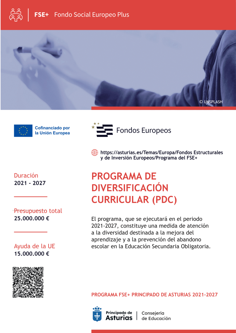 Fondo Social Europeo PDC IES Pérez de Ayala