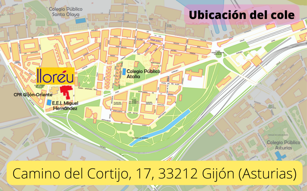 Ubicación del cole. Haz clic para agrandar.