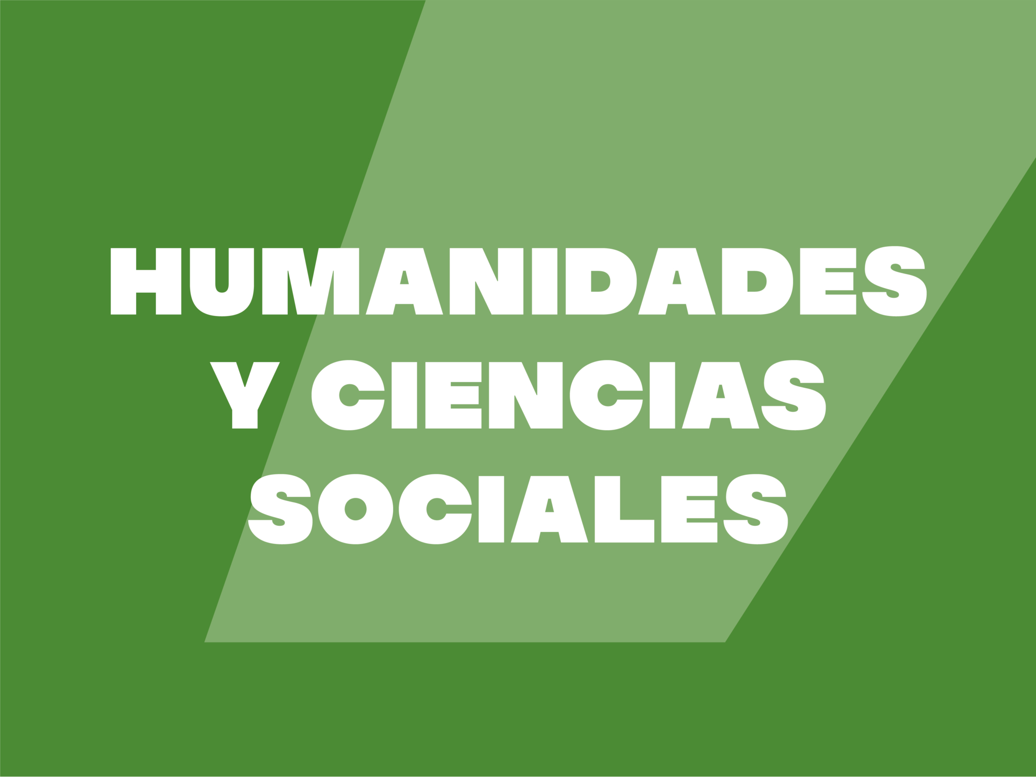 Bachillerato Humanidades y Ciencias Sociales