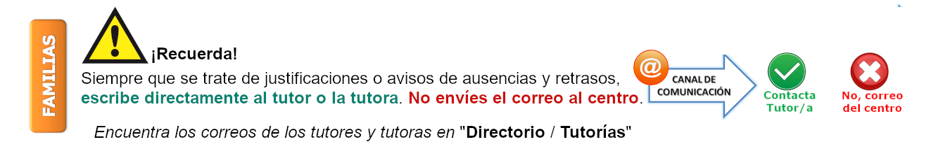 Justificación ausencias