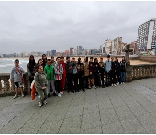 Foto grupo visita de las Termas