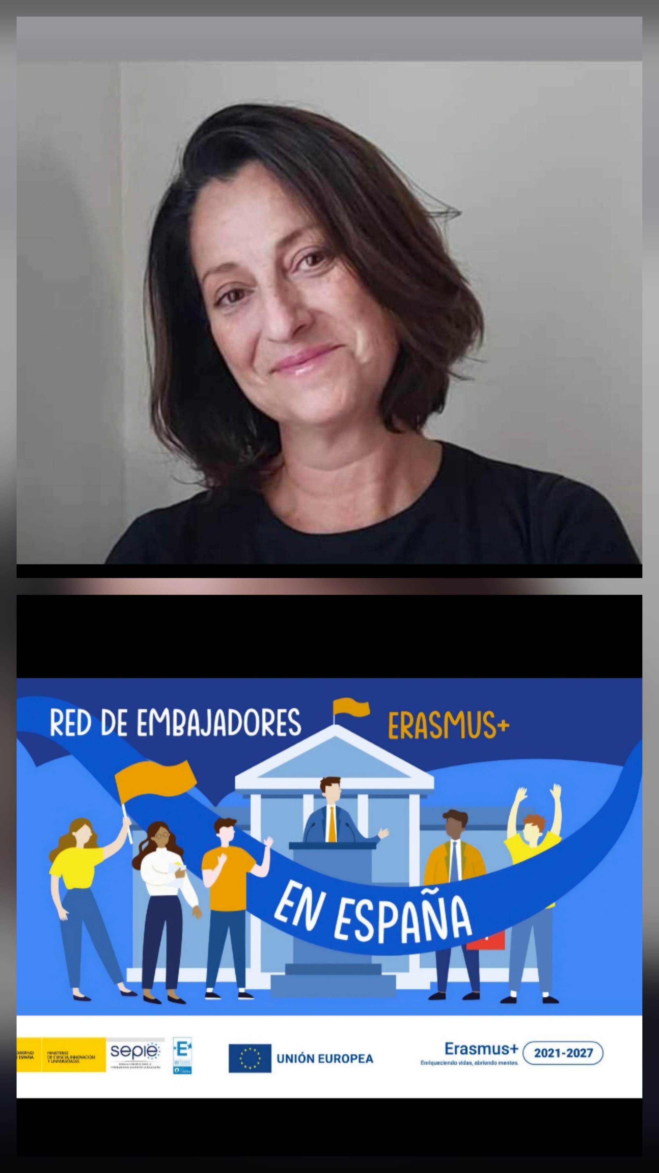Conxa embajadora Erasmus+