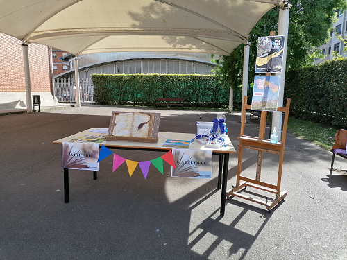 AMPA stand Día del Libro