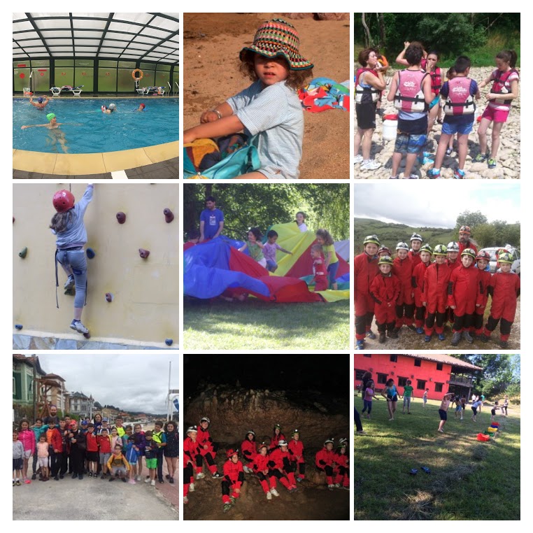 Collage campamento