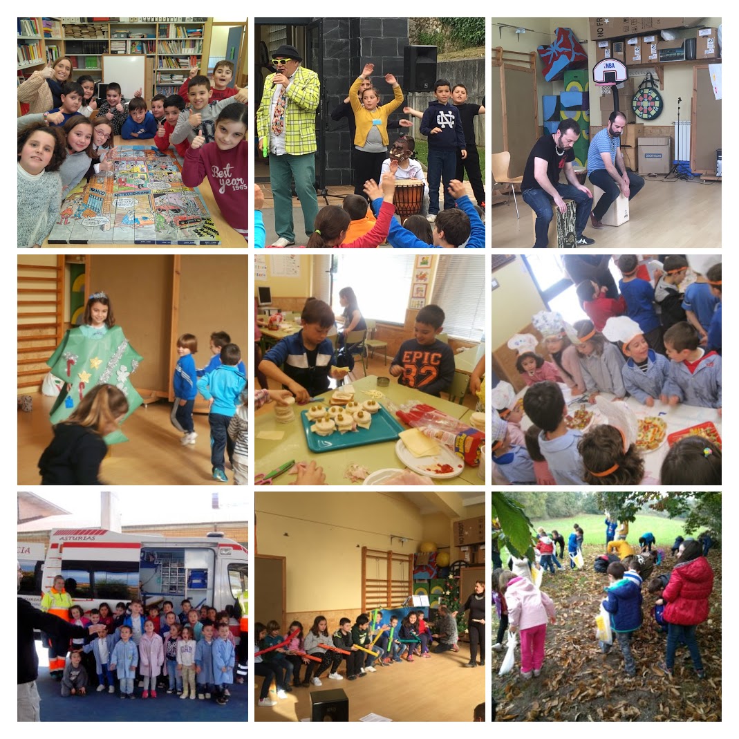 collage actividades colegio