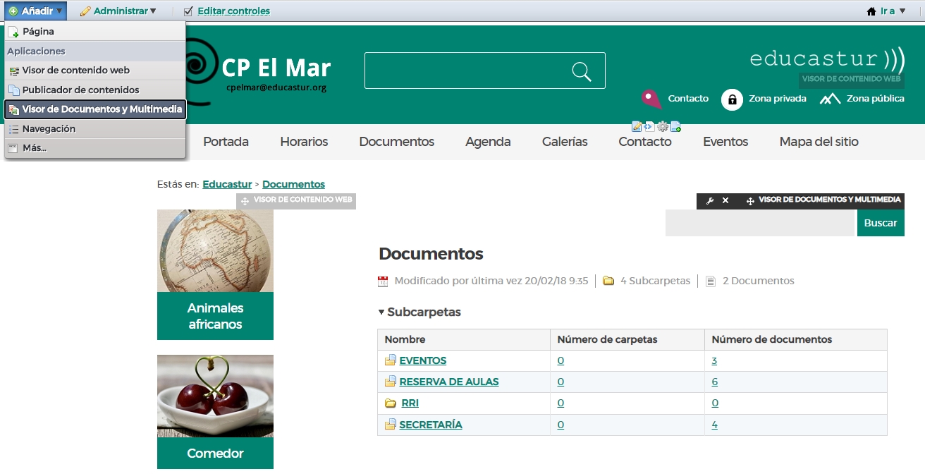 AYUDA. Portlet visor de documentos y multimedia AYUDA. Portlet visor de documentos y multimedia