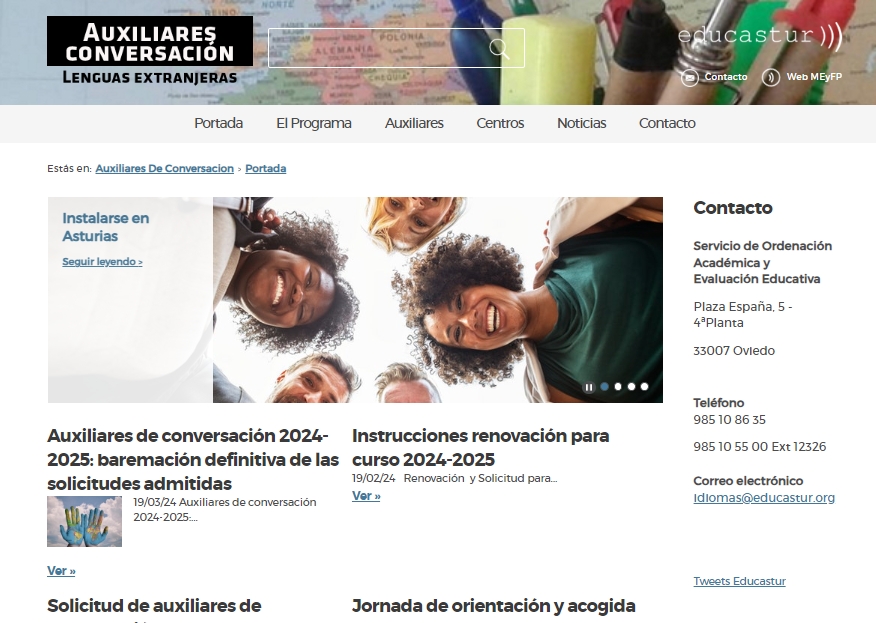 Webs Auxiliares de conversación