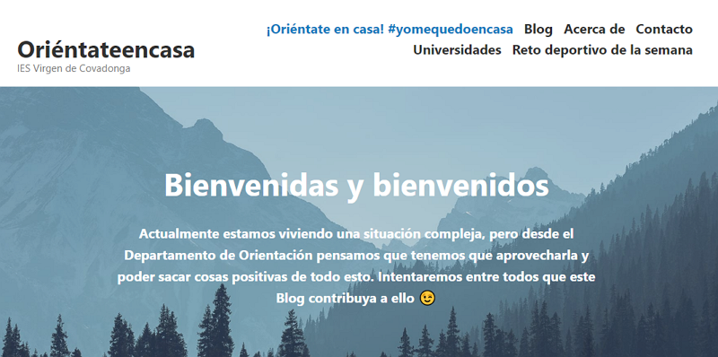 IES Virgen de Covadonga (El Entrego). Blog Oriéntate en casa