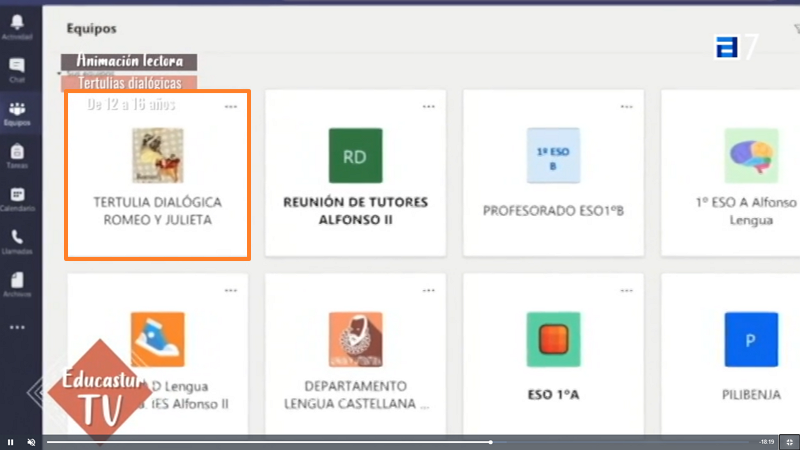 Educastur TV. CAPÍTULO 12. Emitido el  miércoles 22 de abril de 2020