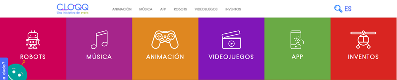 CLOQQ. STEAM, tecnología creativa, proyectos, ideas, colaboración... para el público infantil