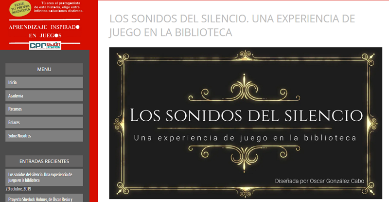 CPR Gijón-Oriente. Aprendizaje inspirado en juegos