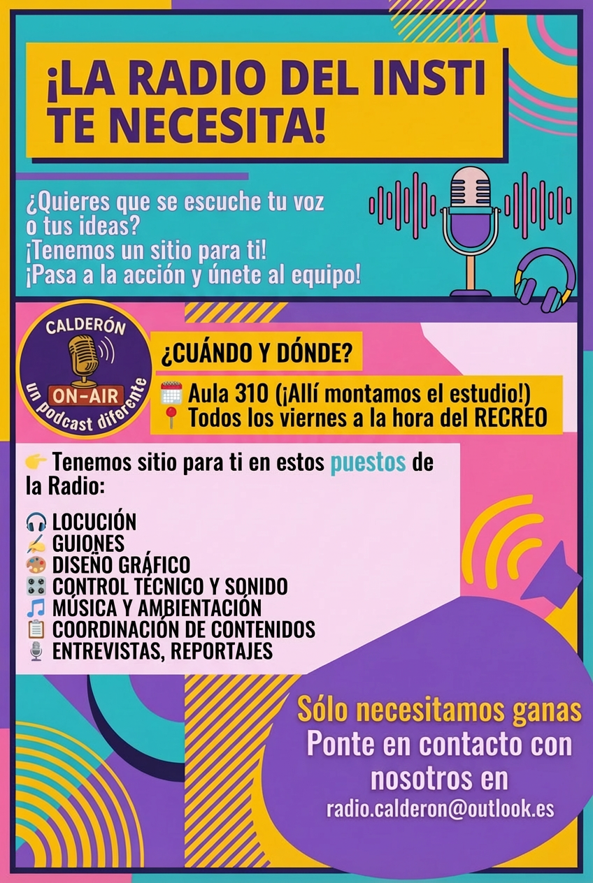 Cartel Radio Calderón