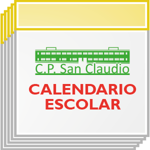 Calendario escolar del C.P. San Claudio