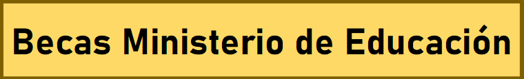Becas Ministerio de Educación