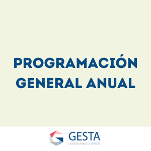 Programación General Anual