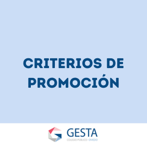 Criterios de promoción