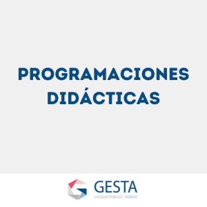 Programaciones didácticas